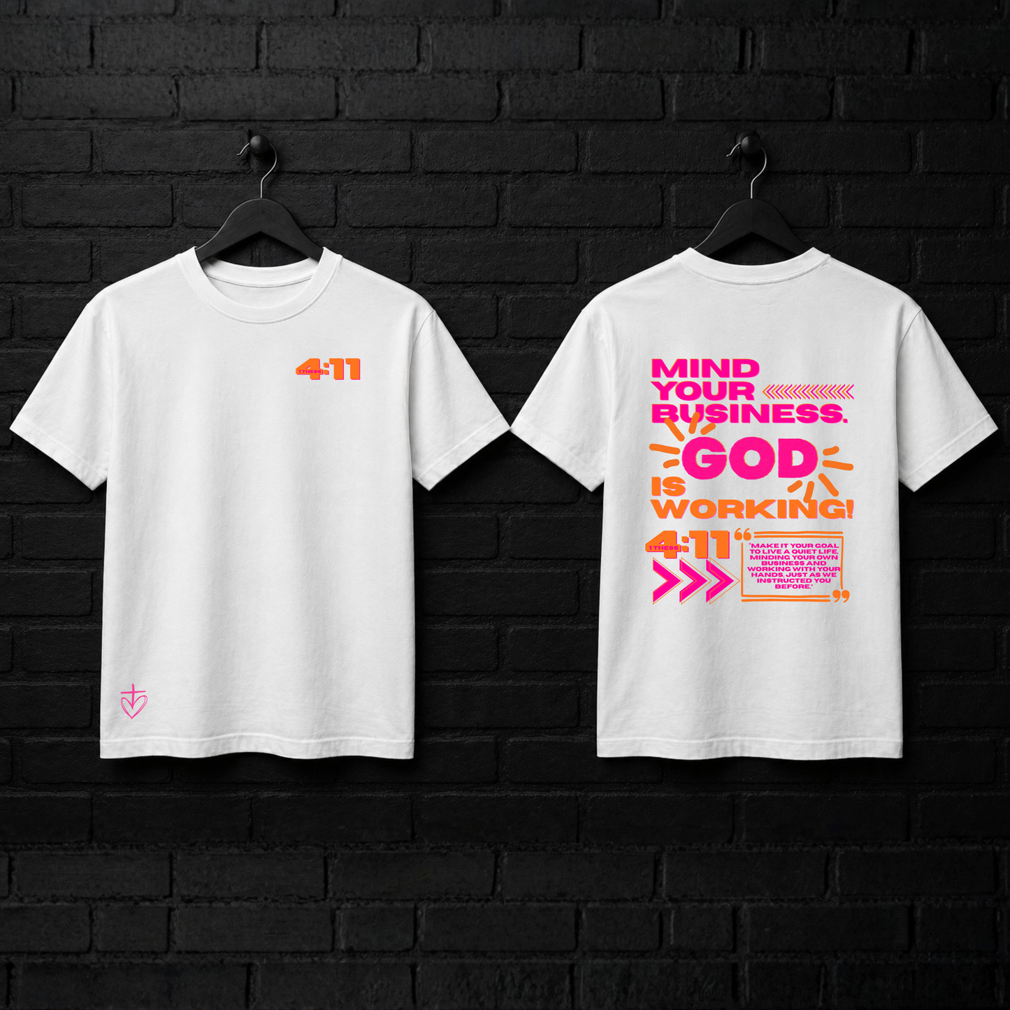 Mind Your Business. God Is Working. Tee-Shirt