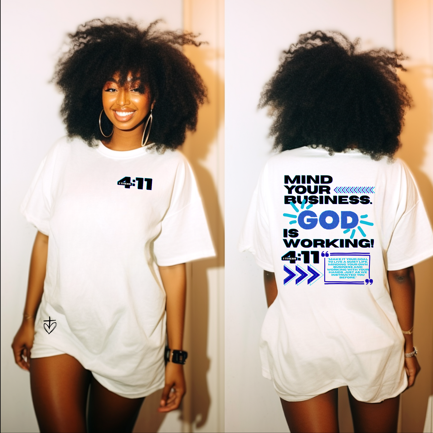 Mind Your Business. God Is Working. Tee-Shirt