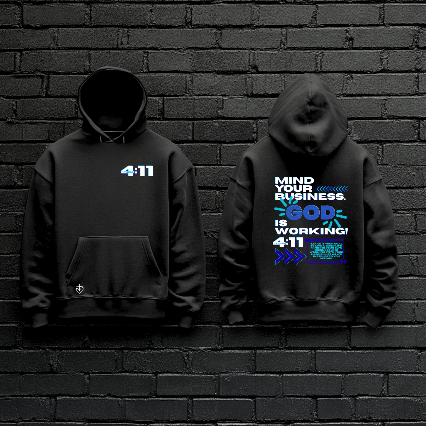Mind Your Business. God Is Working. Hoodie