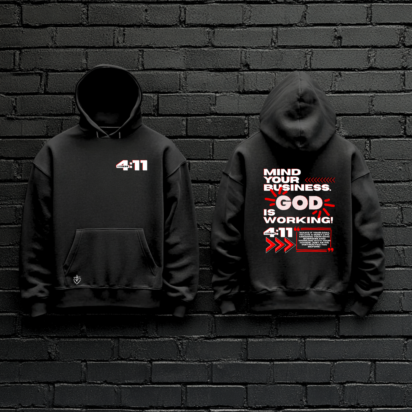 Mind Your Business. God Is Working. Hoodie